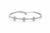 Pulsera Ultima Edizione Mujer in Plata BAO1941.BIANCO